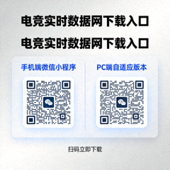 电竞实时数据网手机端微信小程序与PC端自适应版本下载二维码